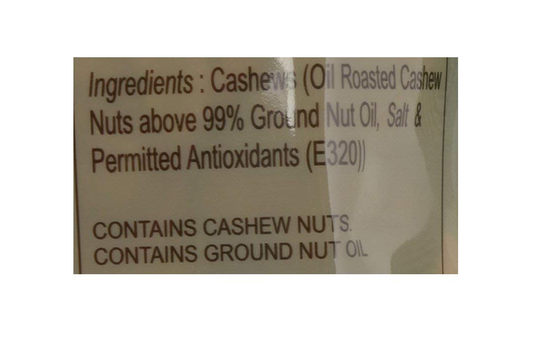 Delis Cashews Roasted & Salted Golden Browns   Pack  250 grams